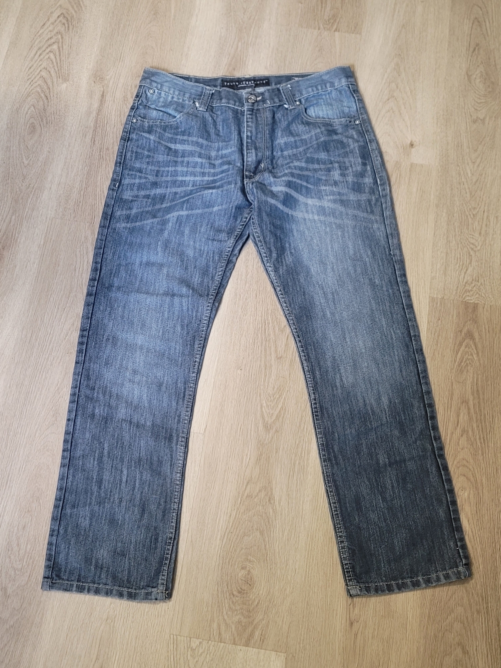 Truth Substance Common Sense Men's Jeans 34x32 Blue Straight Casual Cotton Blend